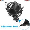 Metal Shock Mount Studio Recording Microphone Stand Mic Holder (black) 5 Core