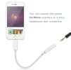 For iPhone Headphone Adapter 3.5mm Jack Aux Cord Dongle Audio Cable Connector 3pack