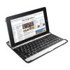 Silver and black  aluminum alloy Wireless keyboard tablet cover