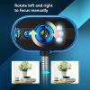 USB HD PC Webcam Camera Digital Web Camera with Mic Laptop Desktop Computer,Random Color
