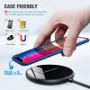 DBPOWER 15W Max Fast Qi Wireless Charger with Type C&USB A Port
