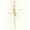 Colorful Crystal Diamond Peacock Dust Cap Pendant for Cell Phone 3.5mm Jack