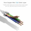 For iPhone Headphone Adapter 3.5mm Jack Aux Cord Dongle Audio Cable Connector 3pack
