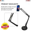 Phone Holder Stand Universal Phone Mount Flexible 360Â° Rotation Long Arm Cell Phone Holder for Bed, Office, Kitchen 5 Core ARM MOB