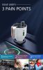 Bluetooth 5.0 Car Wireless FM Transmitter Adapter 2USB PD Charger AUX Hands-Free FAST CHARGER