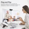 Z-EDGE ZW511 Full HD 1080P Auto Focus Webcam for PC, Desktop and Laptop