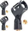 3-Pack Plastic Small Microphone Clip for all Wired Microphone Fit with Dynamic Microphone 5 Core MC 01 3PCSâ€¦