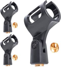 3-Pack Plastic Small Microphone Clip for all Wired Microphone Fit with Dynamic Microphone 5 Core MC 01 3PCSâ€¦
