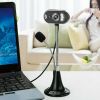USB HD PC Webcam Camera Digital Web Camera with Mic Laptop Desktop Computer,Random Color