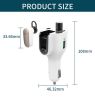 Bluetooth 5.0 Car Wireless FM Transmitter Adapter 2USB PD Charger AUX Hands-Free FAST CHARGER