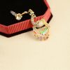 Colorful Crystal Diamond Phoenix Dust Cap Pendant for Cell Phone 3.5mm Jack