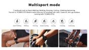 GTS smart temperature measurement watch, step counting, distance measurement, calorie consumption management,