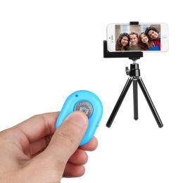Unique Wireless Shutter Remote Controller Fit for Android and iOS Devices (Color: Blue)