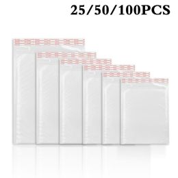 25/50/100Pc Any Size Bubble Lined Padded Envelopes Poly Mailers Self-Sealing (PCS: 25Pcs)