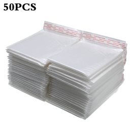 25/50/100Pc Any Size Bubble Lined Padded Envelopes Poly Mailers Self-Sealing (PCS: 50Pcs)