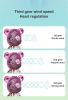 Violent bear usb charging silent portable handheld fan