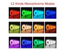 COOLMOON New RGB Case Fans,120mm Mute Transparent Computer Cooling PC Case Fan, RGB Color Changing LED Fan with Remote Control
